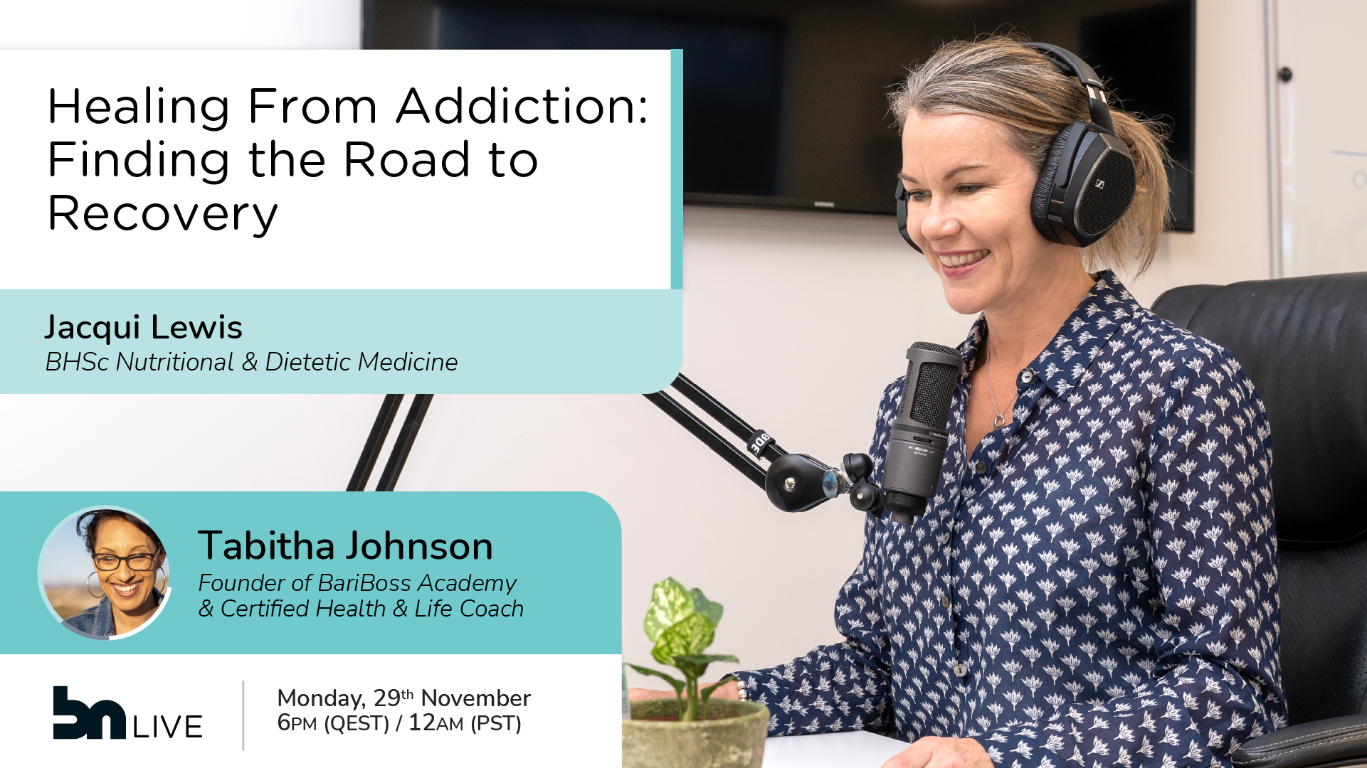 Healing From Addiction: Finding the Road to Recovery - Jacqui Lewis & Tabitha Johnson