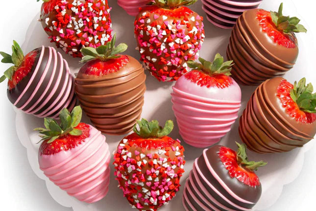 Choc dipped strawberries