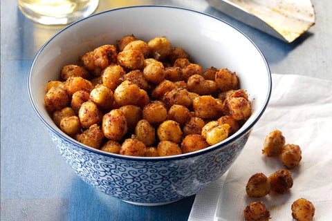 Chili-Lime Roasted Chickpeas