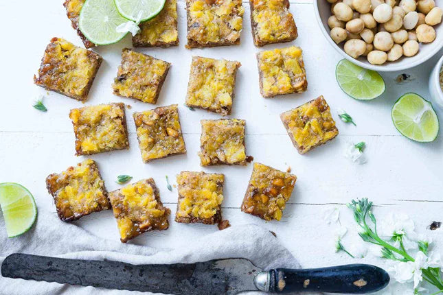 Tropical chia energy bars