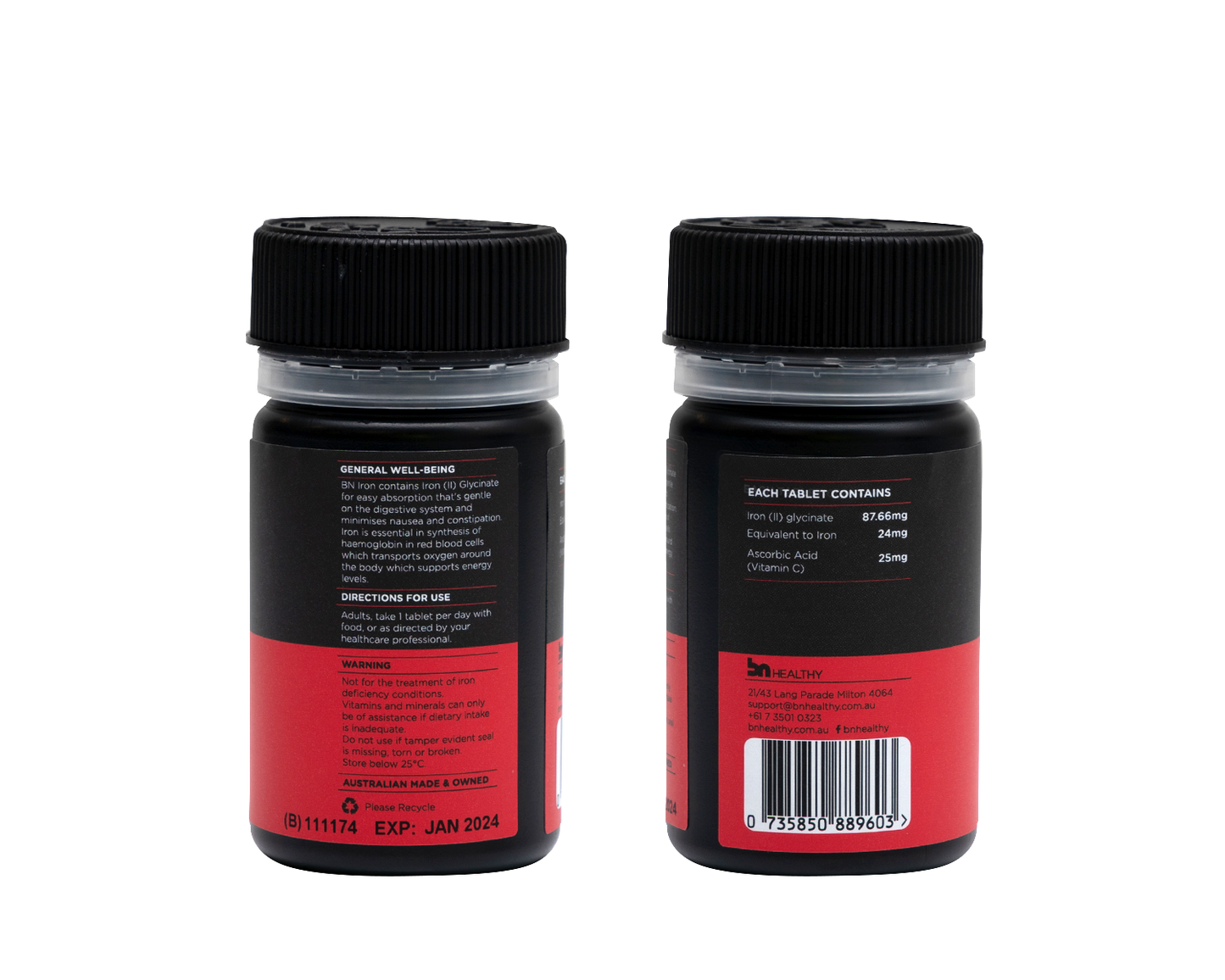 BN Iron - Iron Tablets plus Vitamin C - 3 Month Subscription - Save 20%