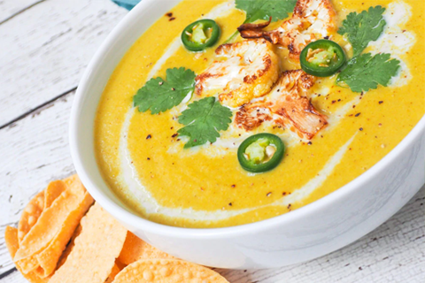 Indian Spiced Cauliflower Soup