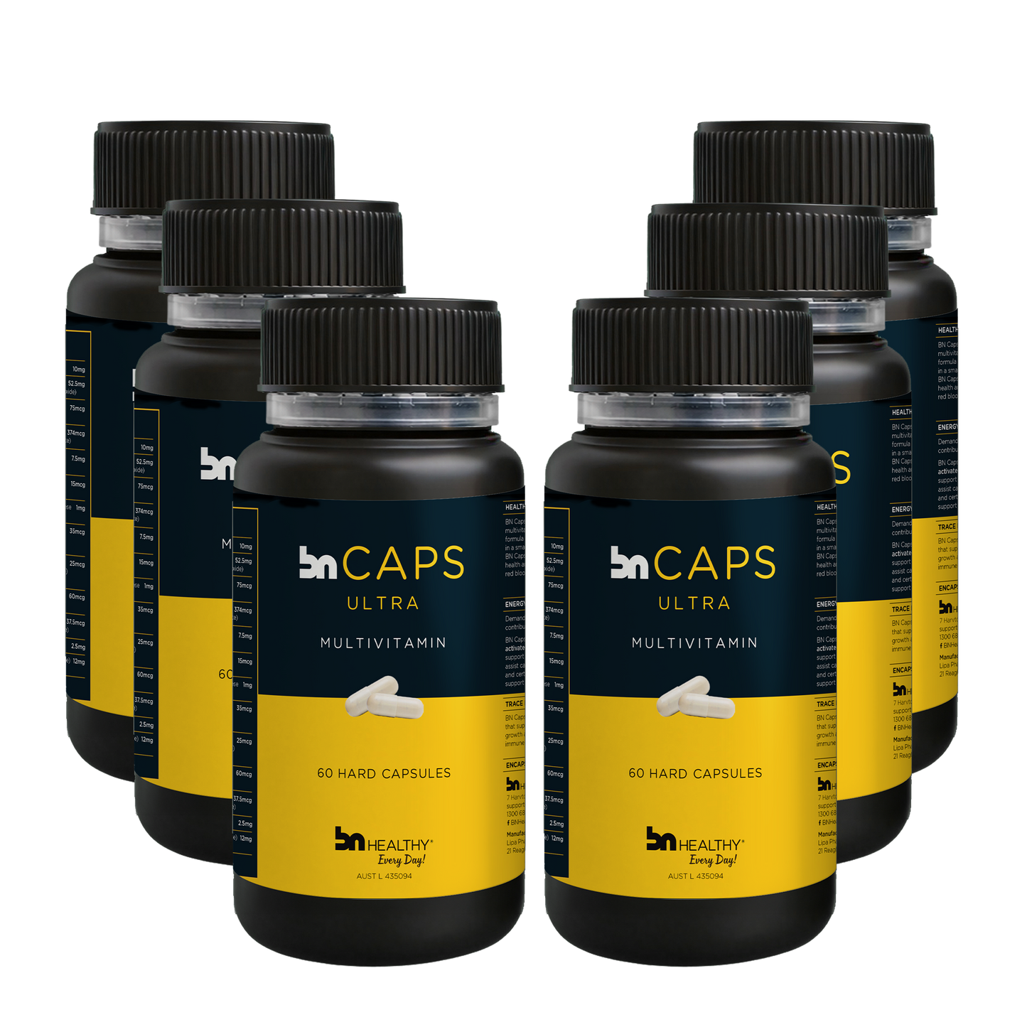 BN Caps - Multivitamin Capsules - 6 Month Subscription - Save 20%