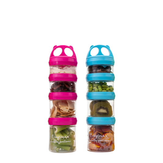 E-zy Snax: 4 Stackable Containers