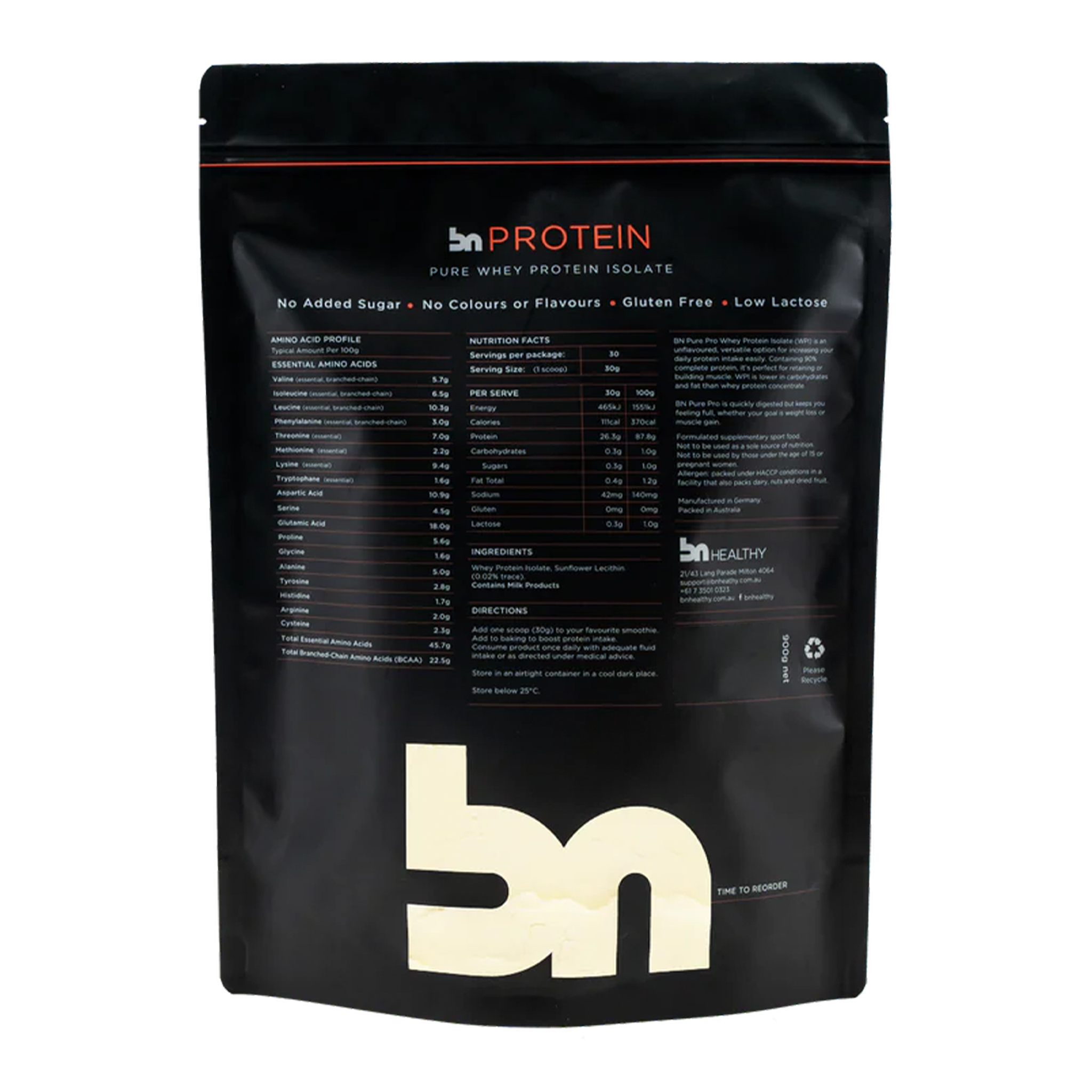 BN Protein - Whey Protein Isolate Powder