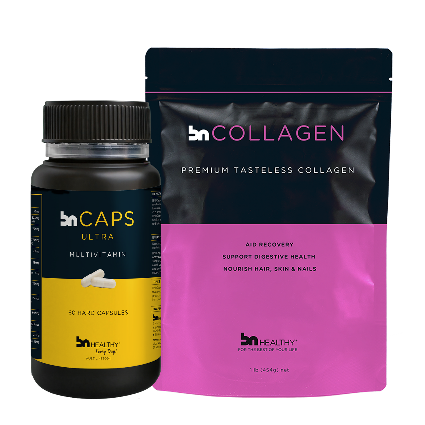 BN Caps Multivitamin with BN Collagen Bundle