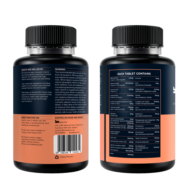 BN Chews Orange - Chewable Multivitamins