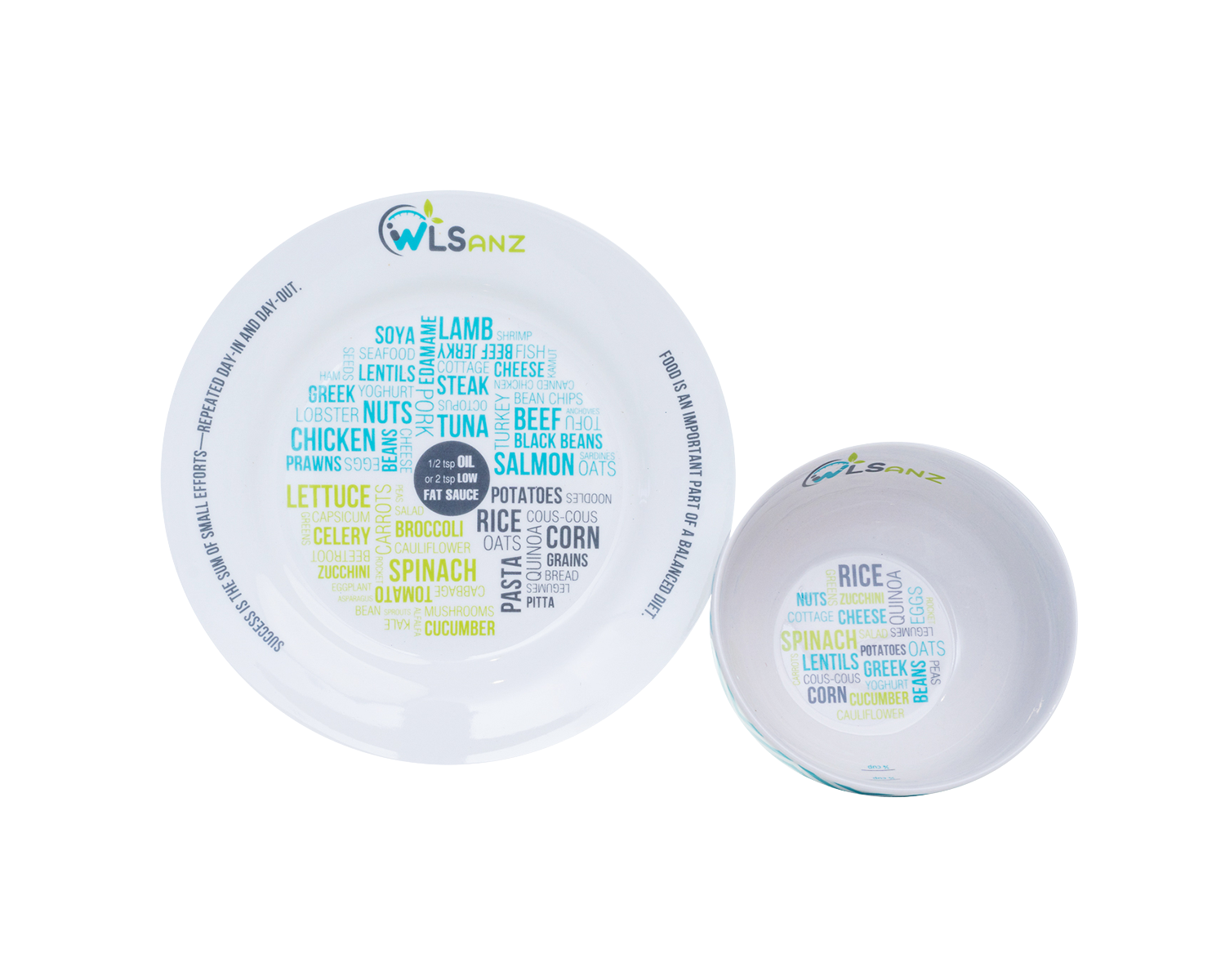 Portion Control Plate and Bowl