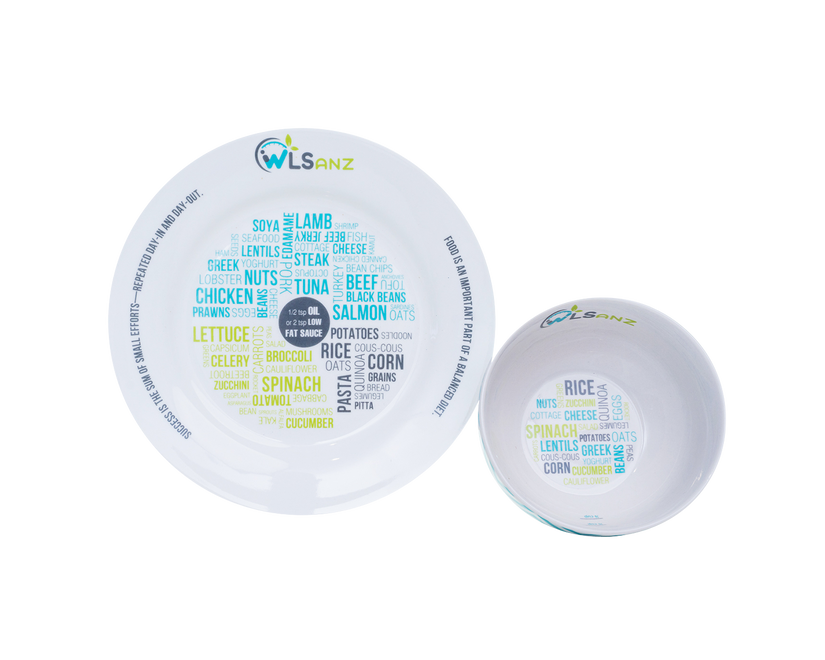 Portion Control Plate and Bowl