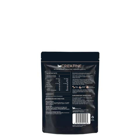 BN Creatine Monohydrate - 100% Micronised Powder