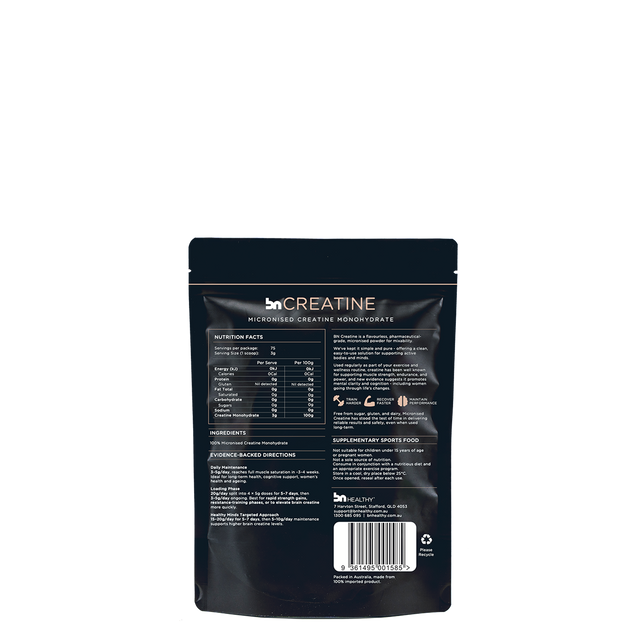 BN Creatine Monohydrate - 100% Micronised Powder