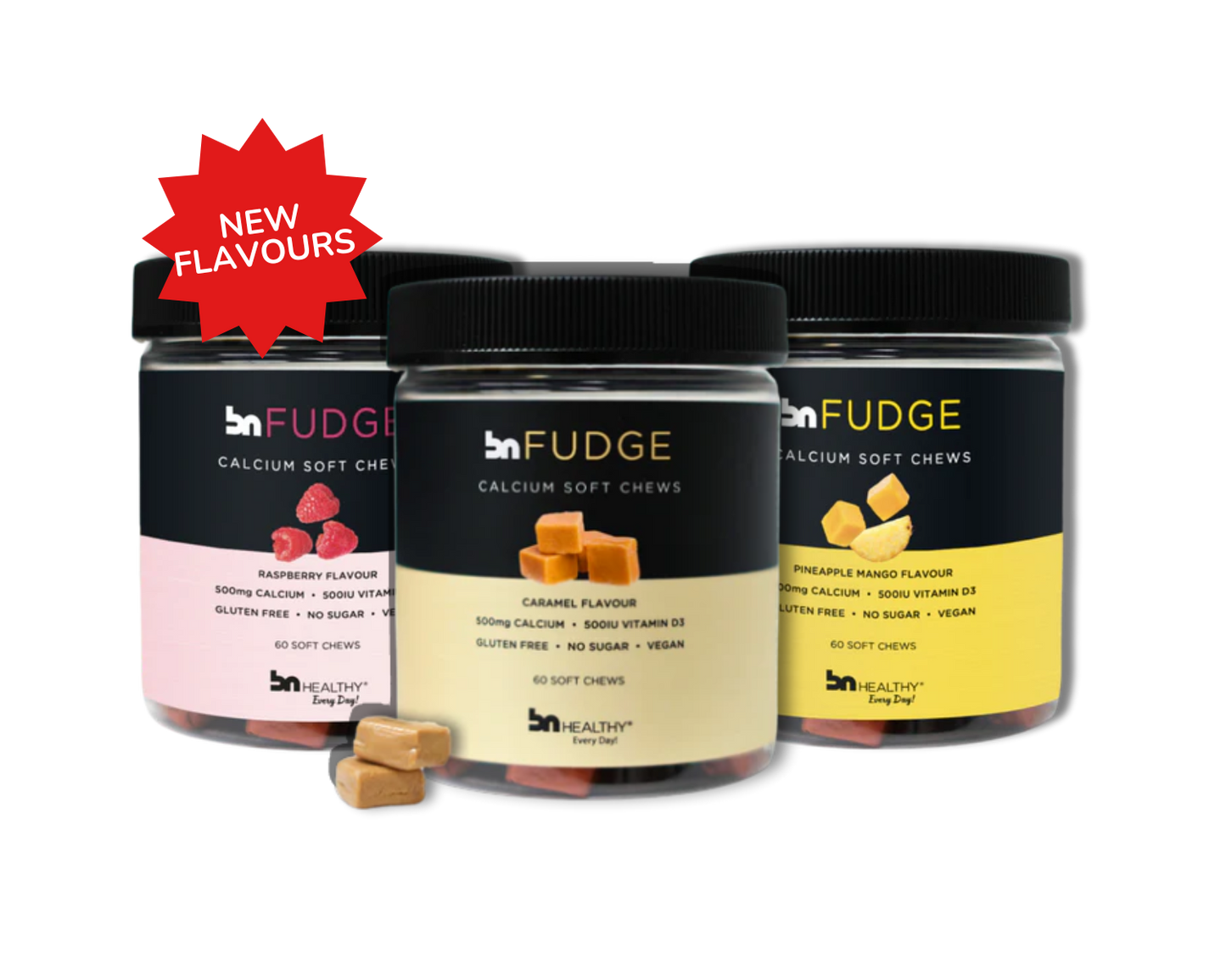 BN Fudge - Calcium Soft Chews 3 Flavours 3 Month Subscription
