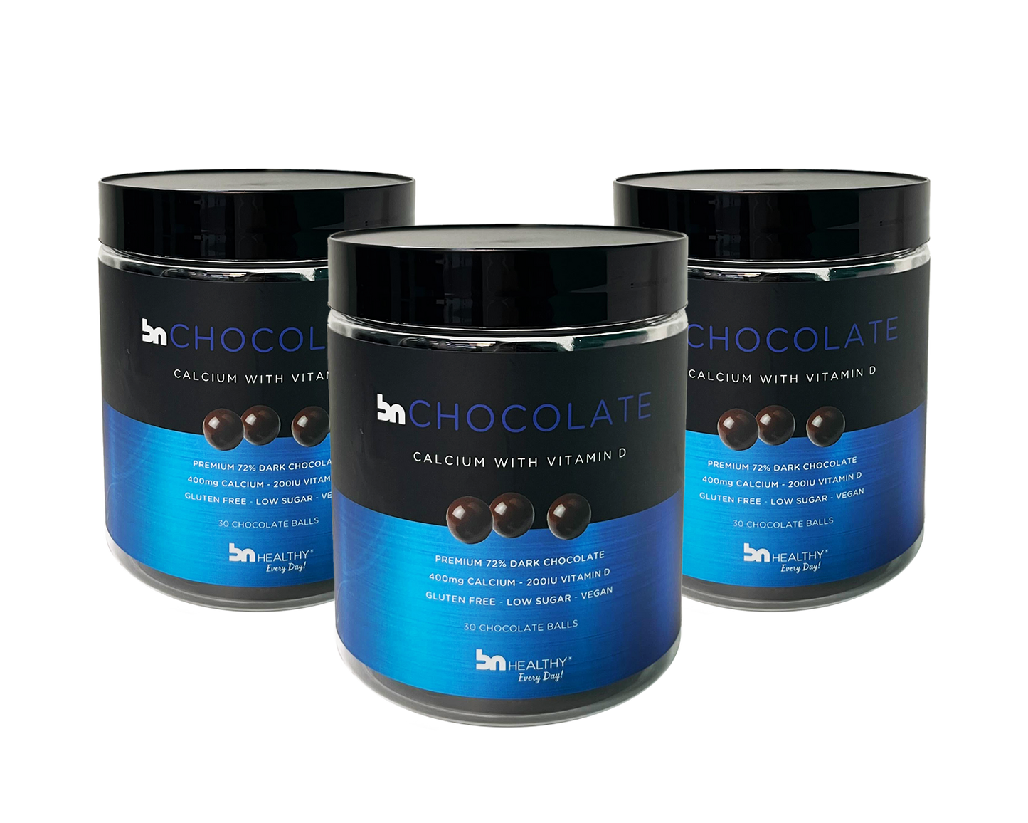 BN Chocolate Calcium Balls - 3 Jars