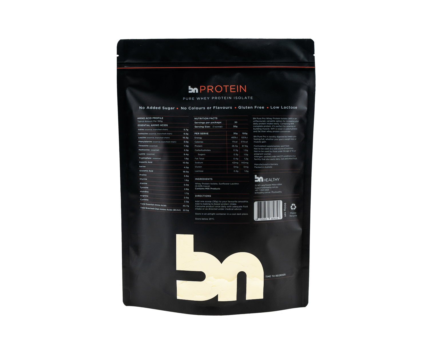 BN Protein - Whey Protein Isolate Powder