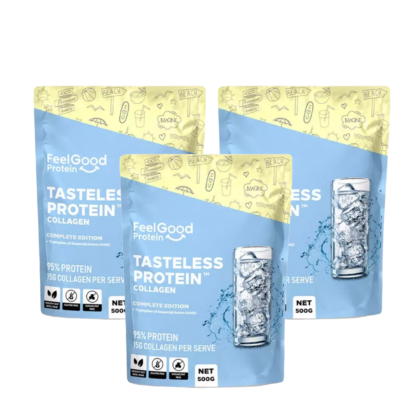 Feel Good Tasteless Collagen 3 Month Subscription - Save 20% Today