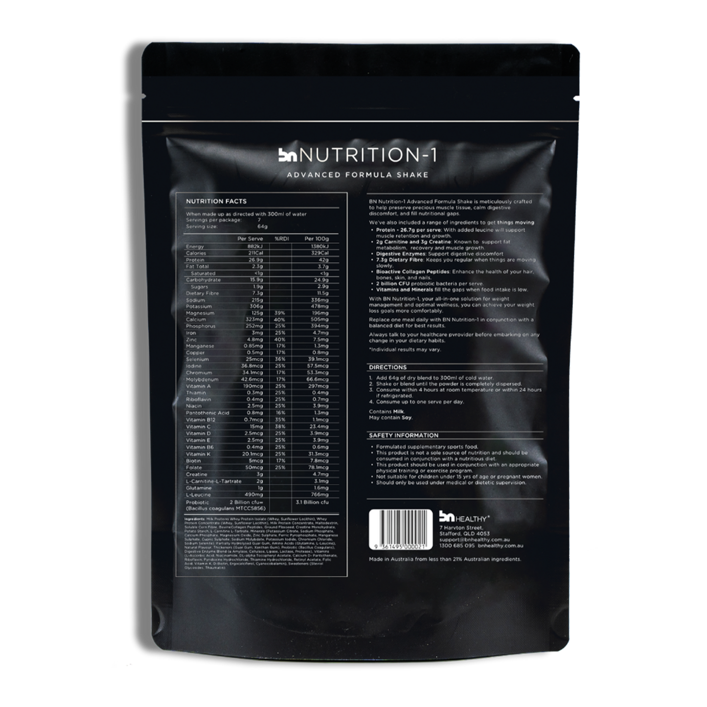 BN Nutrition-1 - Advanced Formula Shake