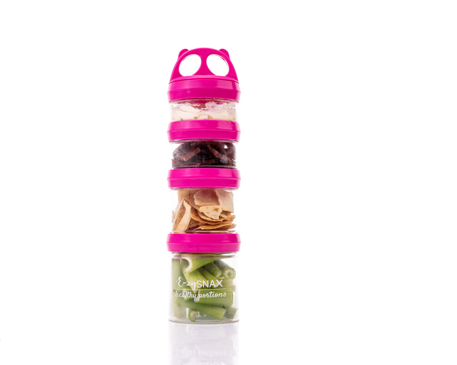 E-zy Snax: 4 Stackable Containers