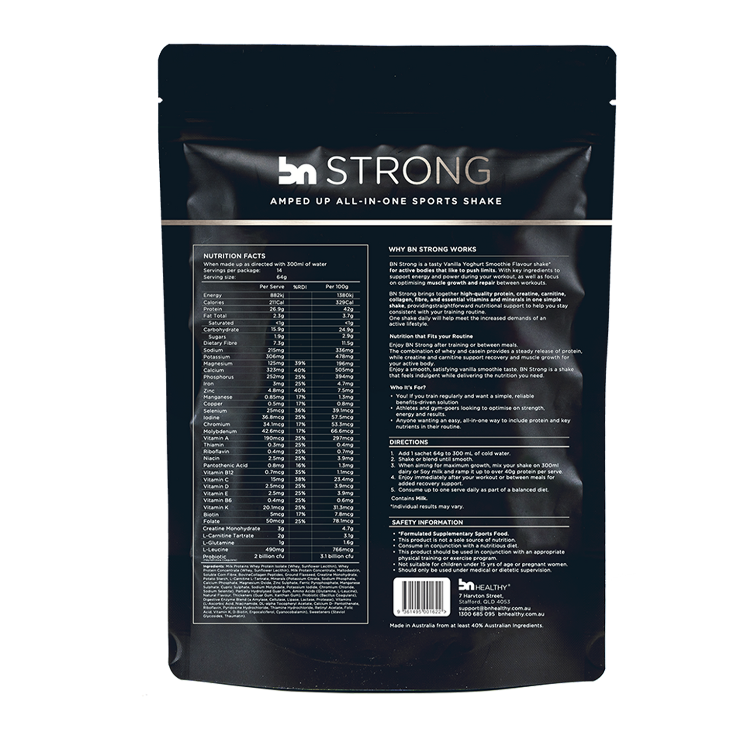BN Strong - Advanced Formula Performance Shake