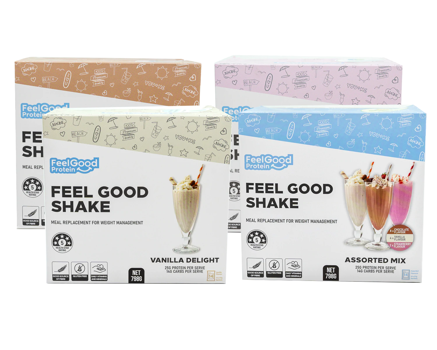 Buy Feel Good - WLS Meal Replacement Shake Box - VLCD | BN Healthy.co.nz